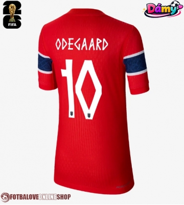 Norsko Martin Odegaard #10 Domácí Dres pro Dámy MS 2026 Krátkým Rukávem